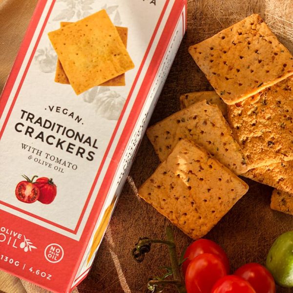Crackers Veganas de Tomate Paul & Pippa
