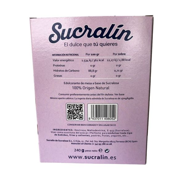 Sucralín Box 300 sobres Formato Farma