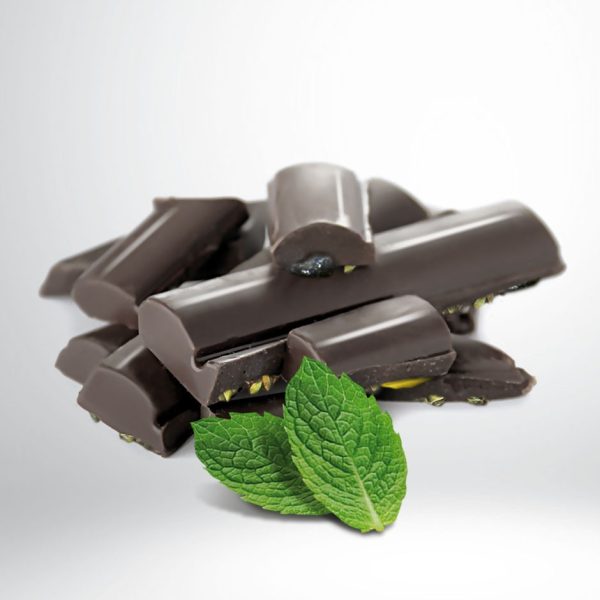 Chocolat noir 56% à la menthe et à la menthe verte