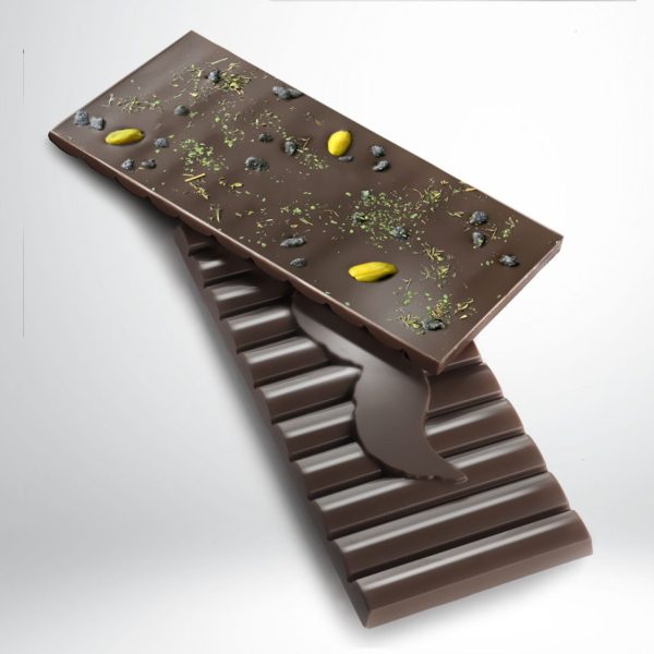 Mörk choklad 56 % mynta och grönmynta, Rafa Gorrotxategi
