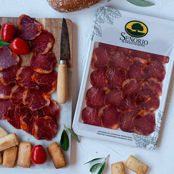 Lomo de bellota 100% ibérico, loncheado, Señorío de Montanera - Imagen 2