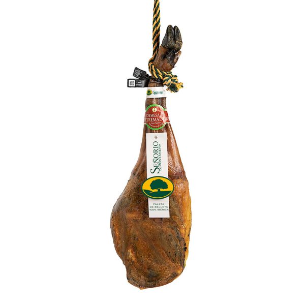 Paleta 100% raza ibérica, pata negra, D.O.P. Dehesa de Extremadura, Señorío de Montanera - Imagen 2