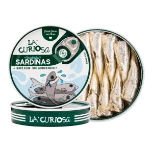 Sardinilla 10/14 unidades en aceite de oliva, La Curiosa