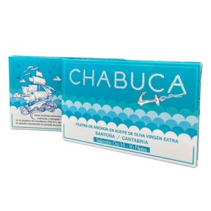 Filetes de anchoa en aceite de oliva virxe extra, Chabuca