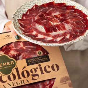 Loncheado Jamón ecológico 100% Ibérico Bellota Pata Negra, Beher