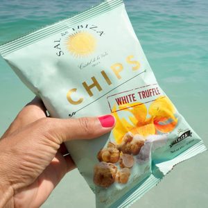 Patatas Chips con Trufa Blanca, Sal de Ibiza (6 unidades)