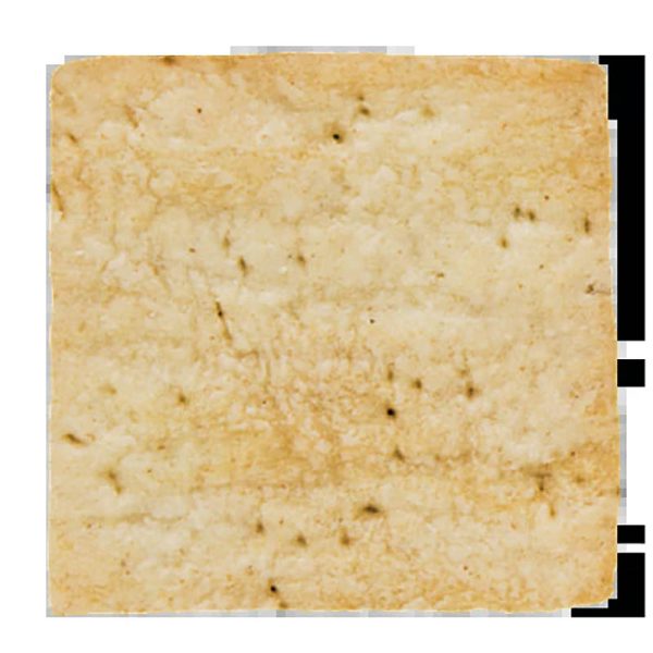 Crackers con sal ahumada en madera de roble, Lady Joseph