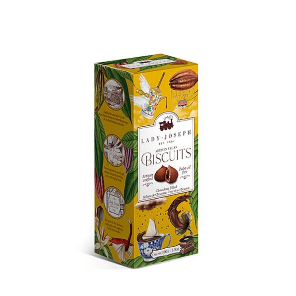 Galletas artesanas veganas rellenas de chocolate, Lady Joseph