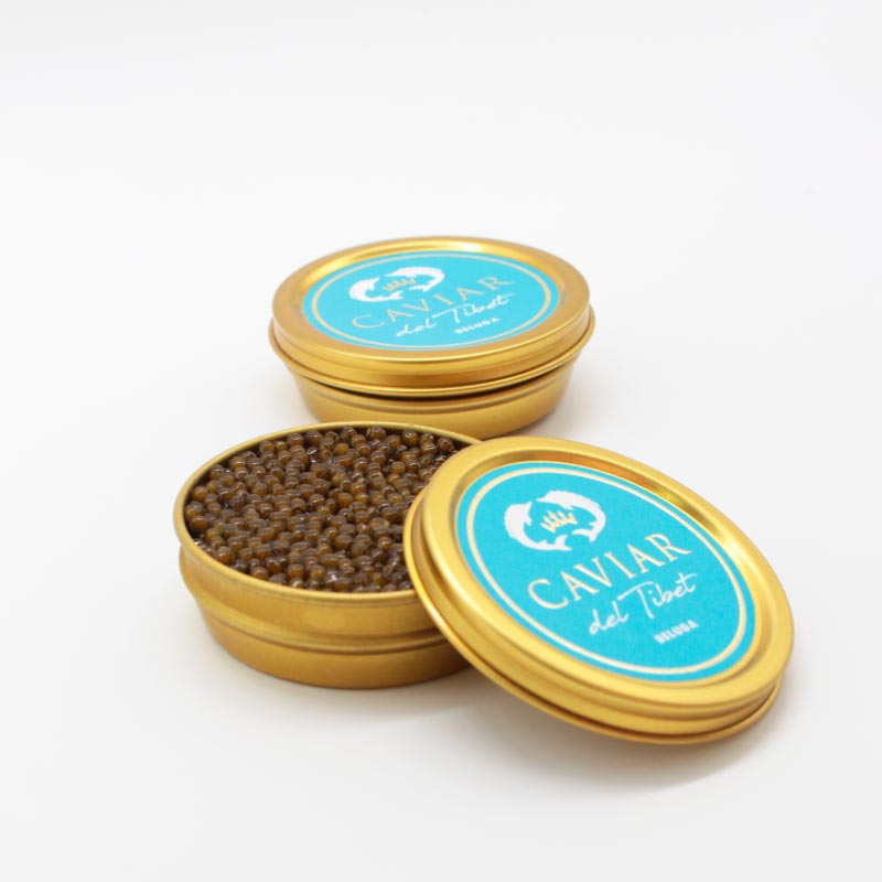 Caviar Beluga, Caviar del Tíbet Caviar Beluga 50 Made in Spain Gourmet Eshop