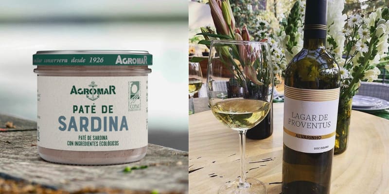 Paté de sardinas con ingredientes ecológicos, Agromar