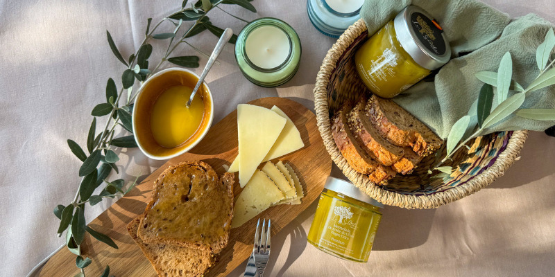 Mermelada de Aceite de Oliva Virgen Extra Ecológico Premium, Oro La Senda