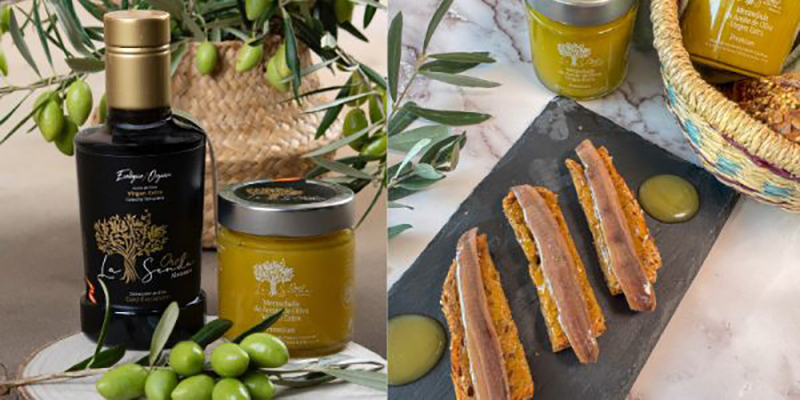 Mermelada de Aceite de Oliva Virgen Extra Ecológico Premium, Oro La Senda