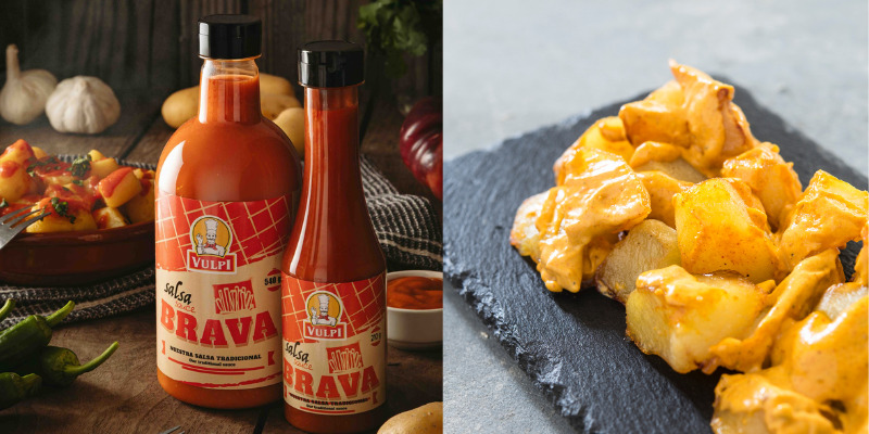 Patatas Bravas: una tapa de leyenda, dos salsas con alma española Salsa Brava, Vulpi