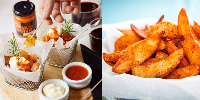 Patatas Bravas: una tapa de leyenda, dos salsas con alma española Salsa Brava, Can Bech