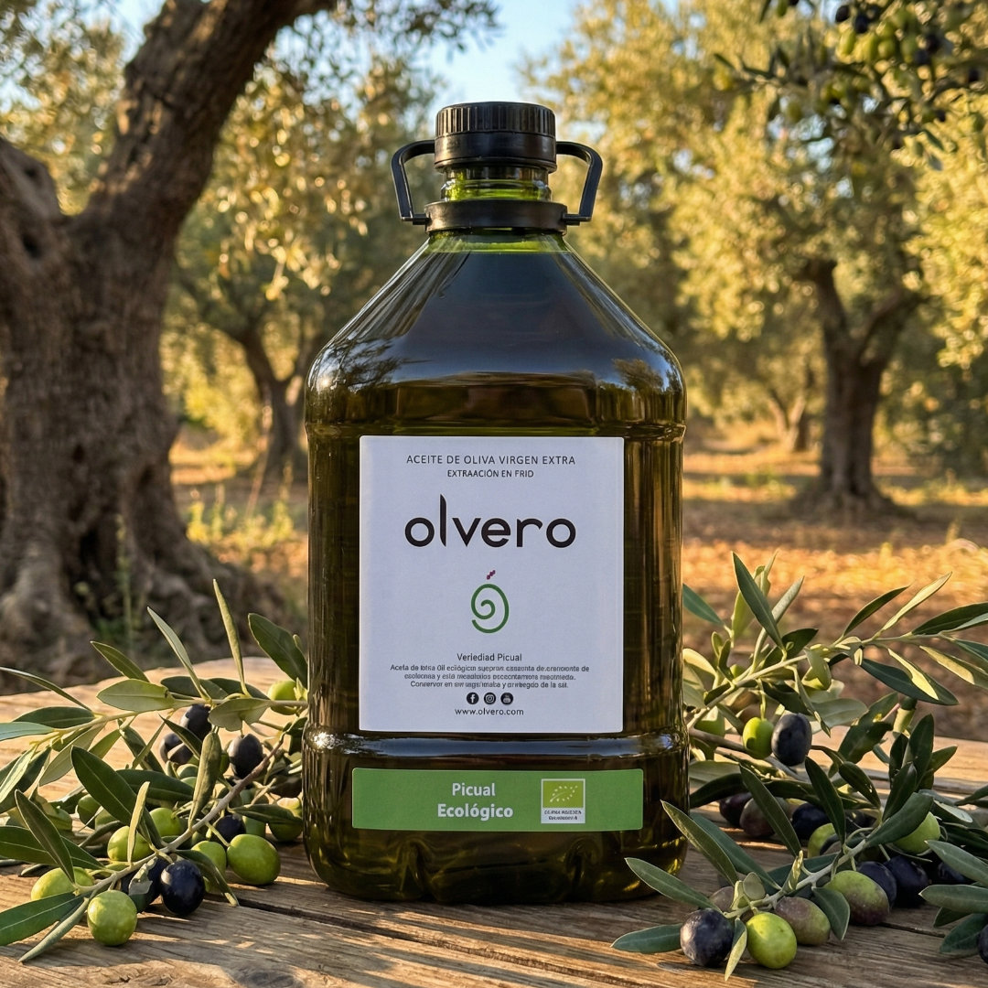 AOVEPicual Ecológico Frutado Medio Garrafa 3L, Olvero AOVEPicual Ecológico Frutado Medio Garrafa 3L, Olvero