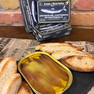 Anchoas del Cantábrico en mantequilla, Casa Santoña