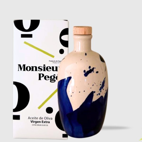 AOVE Cosecha Temprana Picual Monsieur Pegó: cuando el aceite se convierte en arte