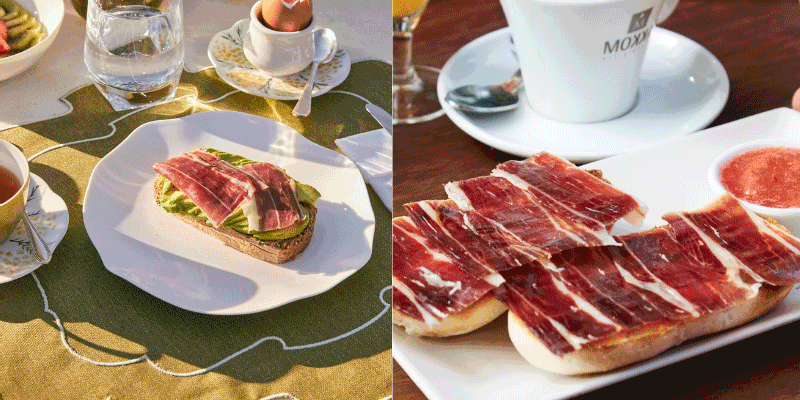 Jamón ibérico 100%: el lujo español para desayuno, comida o cena