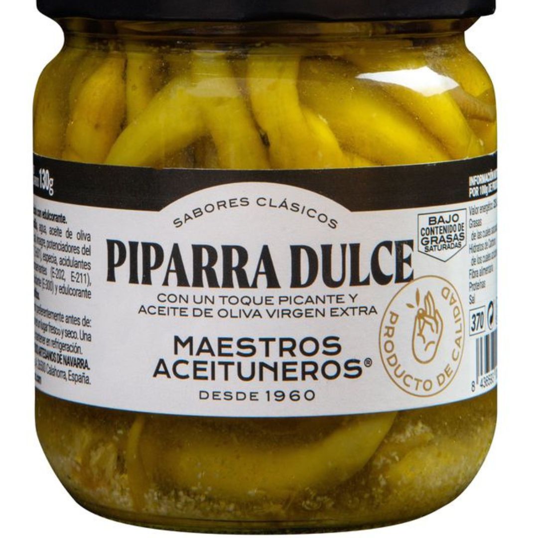 Piparra Dulce en aceite de oliva, Maestros Aceituneros Piparra Dulce en aceite de oliva, Maestros Aceituneros - Imagen 2